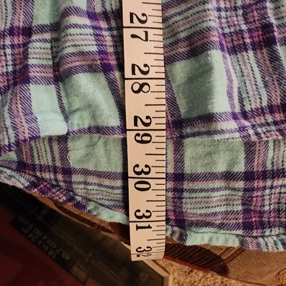 Rue21 Tarea Plaid Sleep Shirt - Picture 4 of 6
